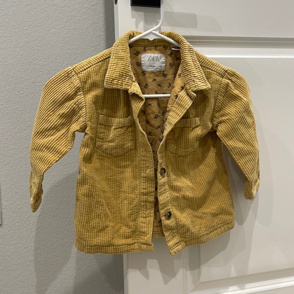Zara corduroy shirt jacket